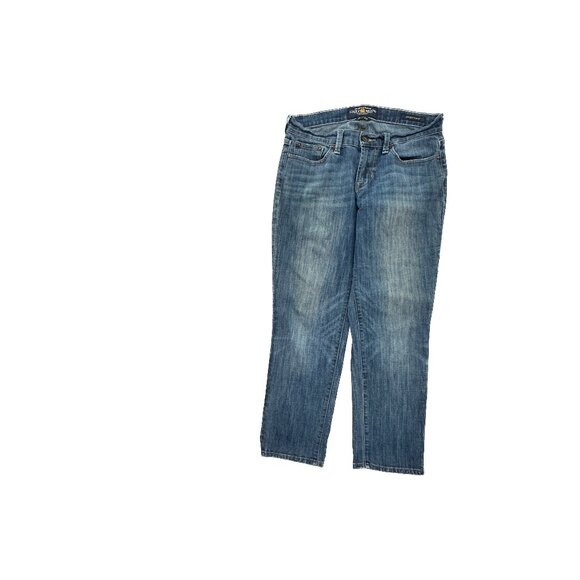 Lucky Brand Sweet Crop Women's size 6 Dark Wash Blue Denim jeans - Picture 1 of 5